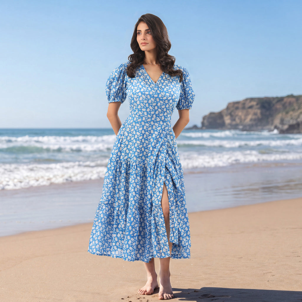 Neelkamal Wrap Dress