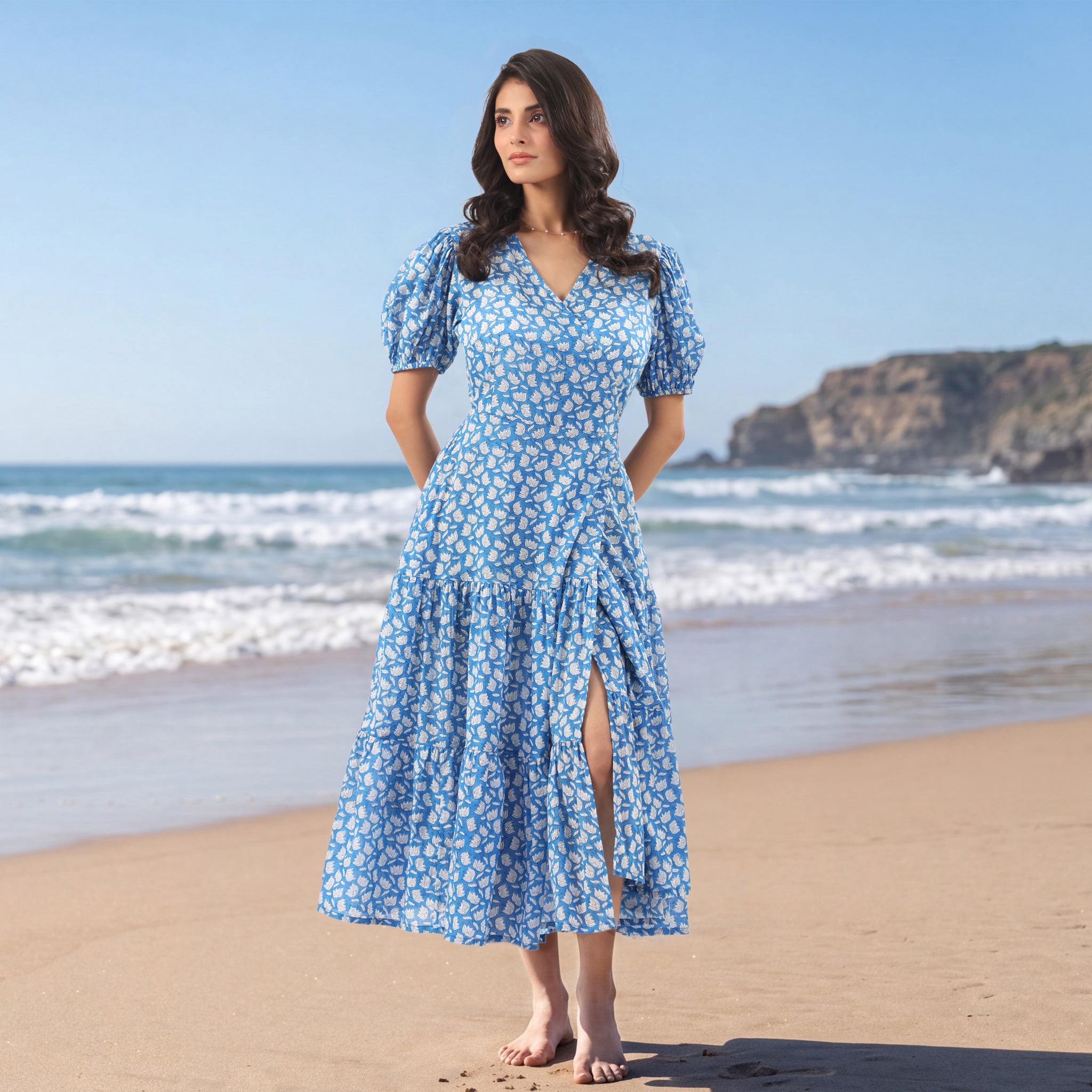 Neelkamal Wrap Dress