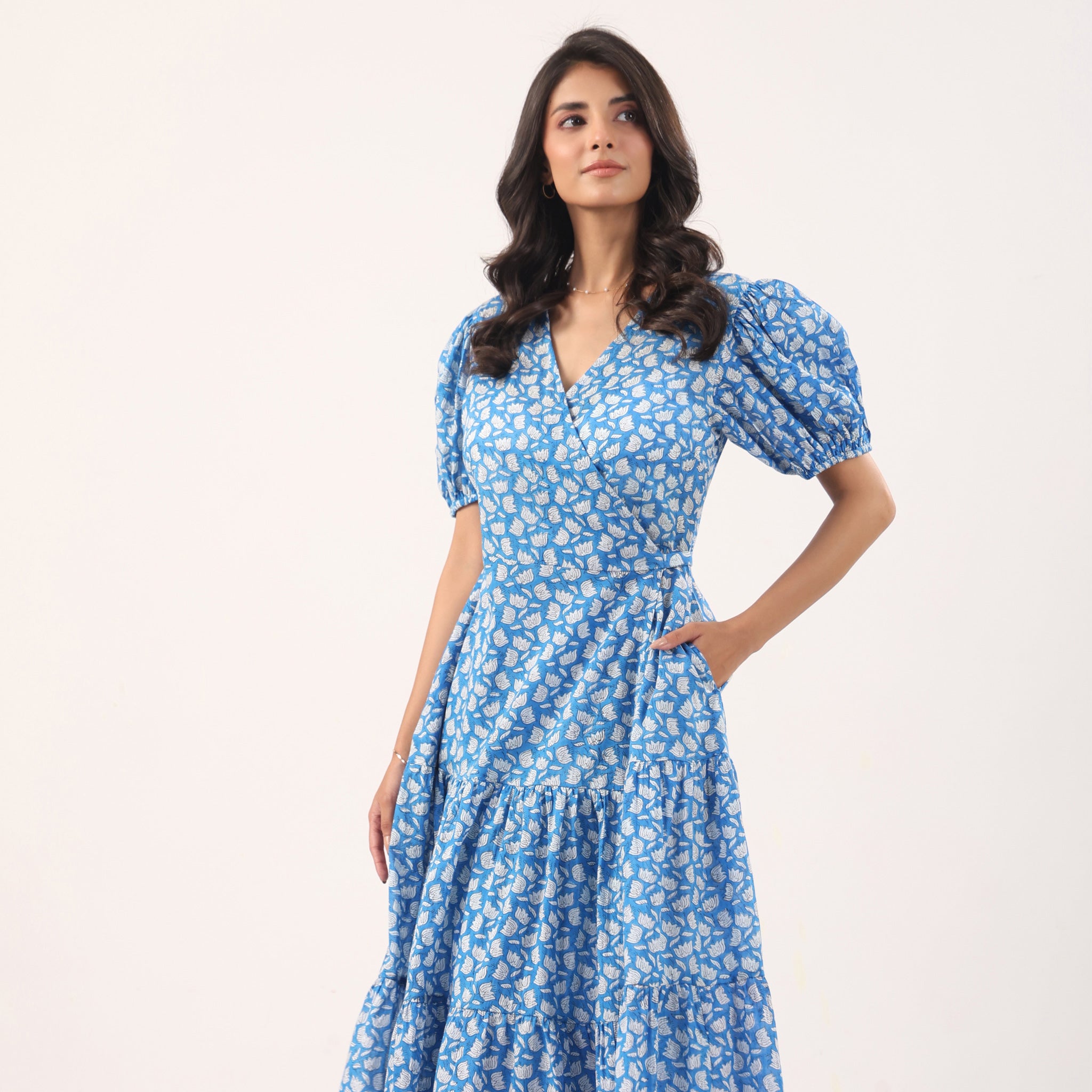 Neelkamal Wrap Dress