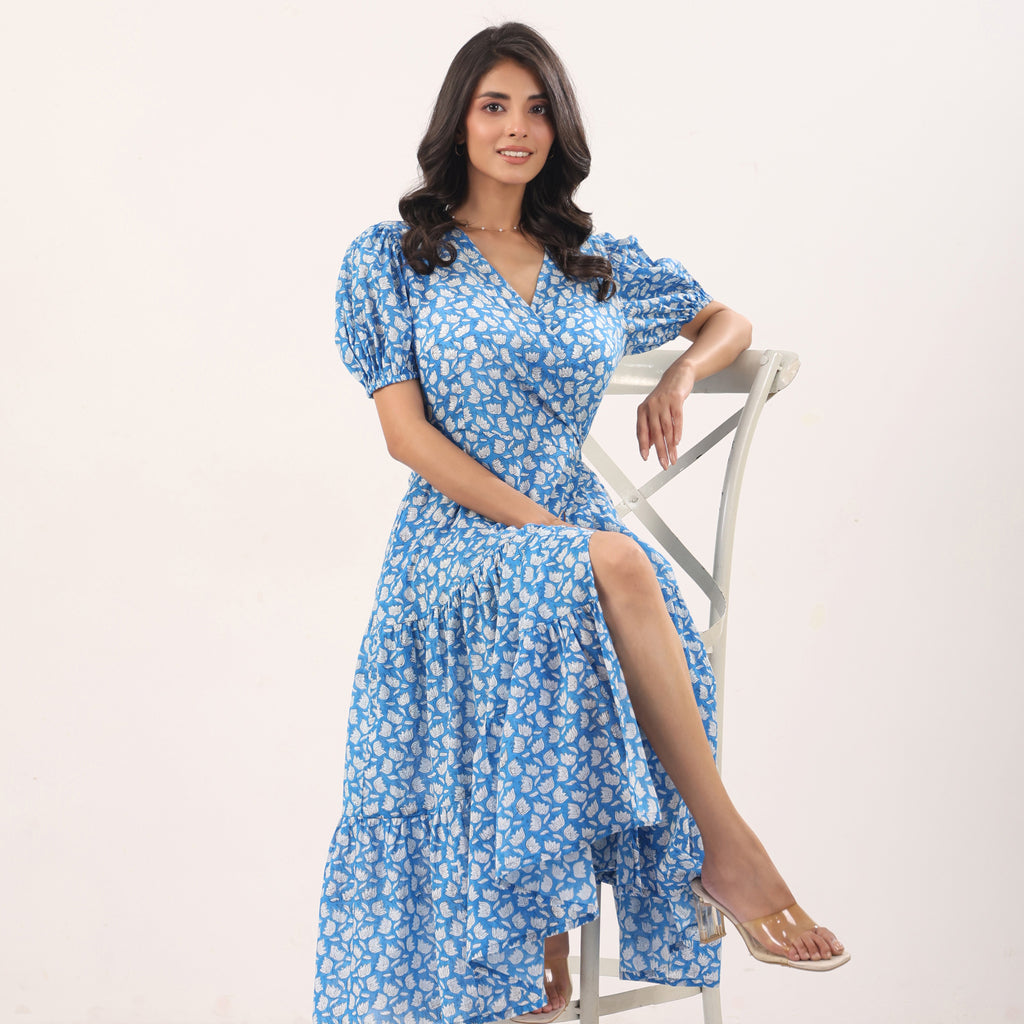 Neelkamal Wrap Dress