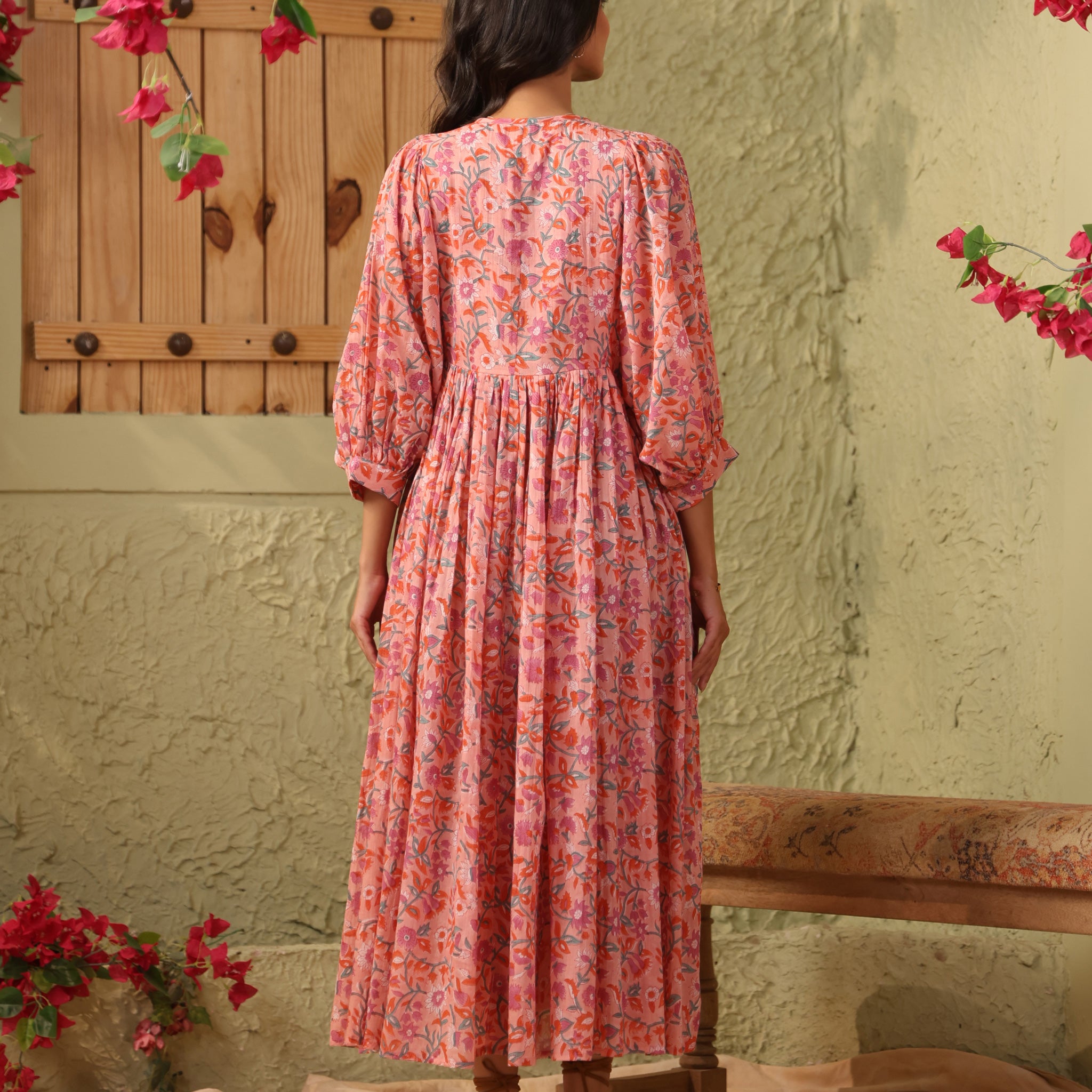 Phulwari Midi Dress