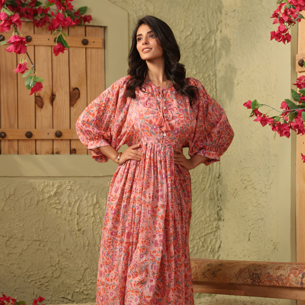 Phulwari Midi Dress