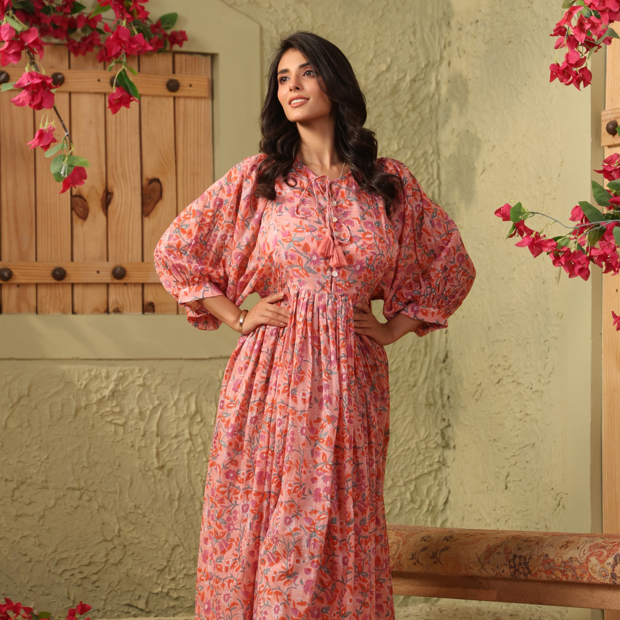 Phulwari Midi Dress