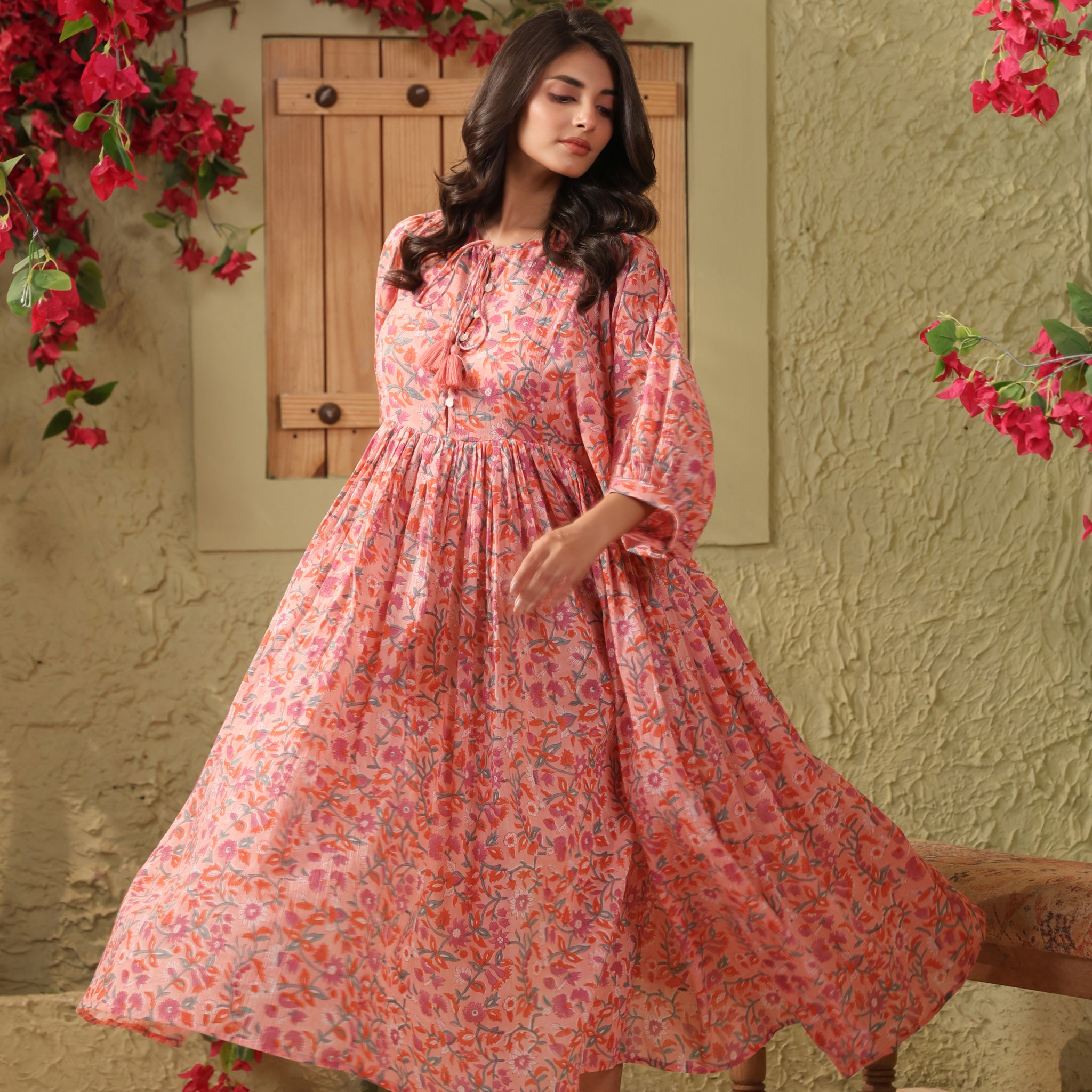 Phulwari Midi Dress